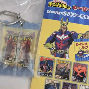 나의 히어로 아카데미아 호크스 pvc 칩스키링