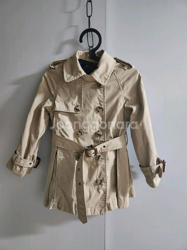 폴로랄프로렌 키즈 100사이즈 트렌치코트--0