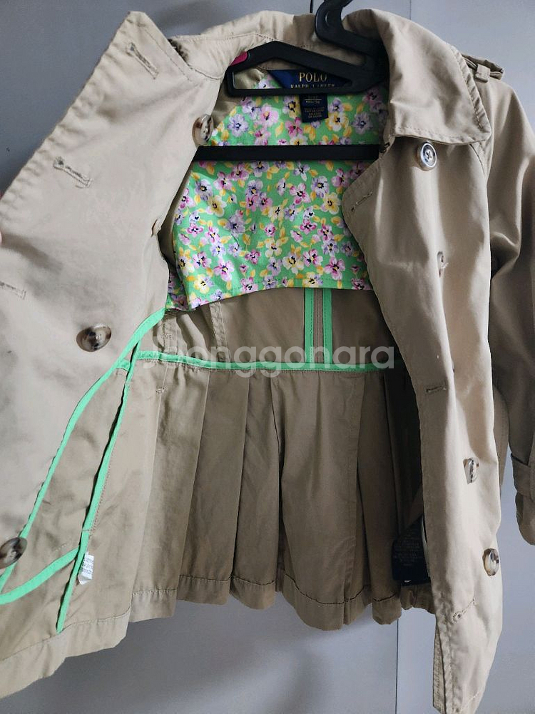 폴로랄프로렌 키즈 100사이즈 트렌치코트--1