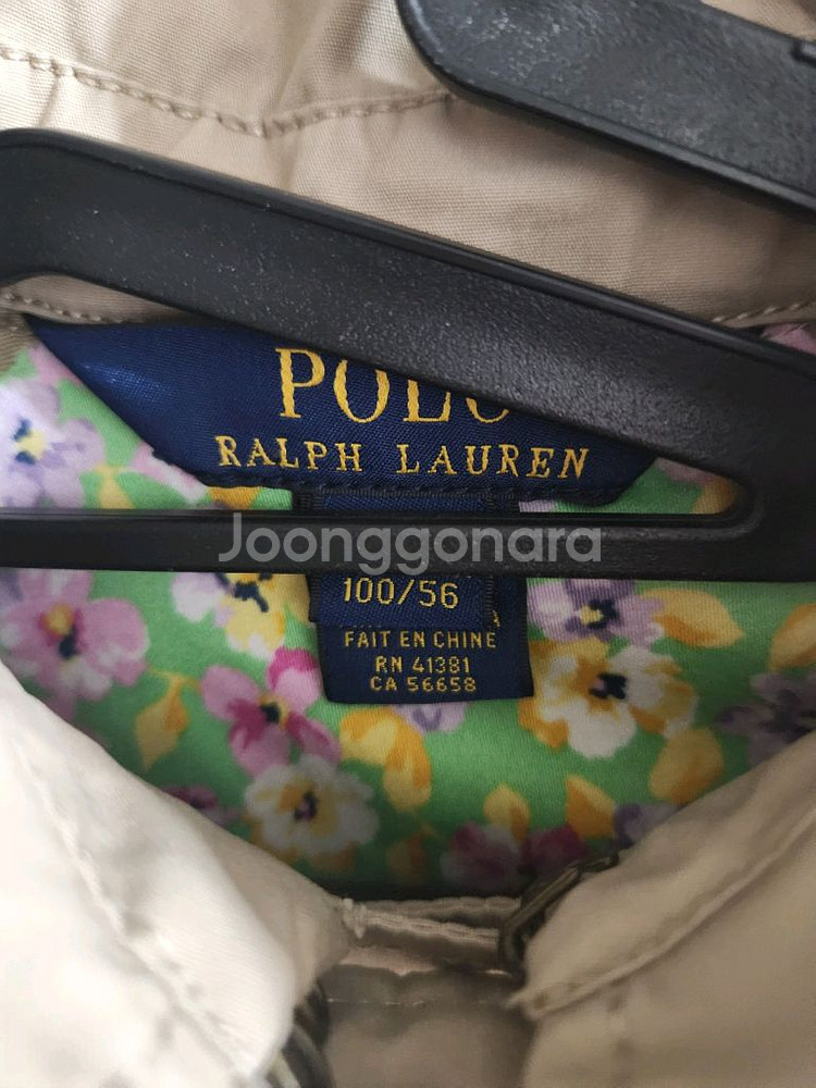 폴로랄프로렌 키즈 100사이즈 트렌치코트--6