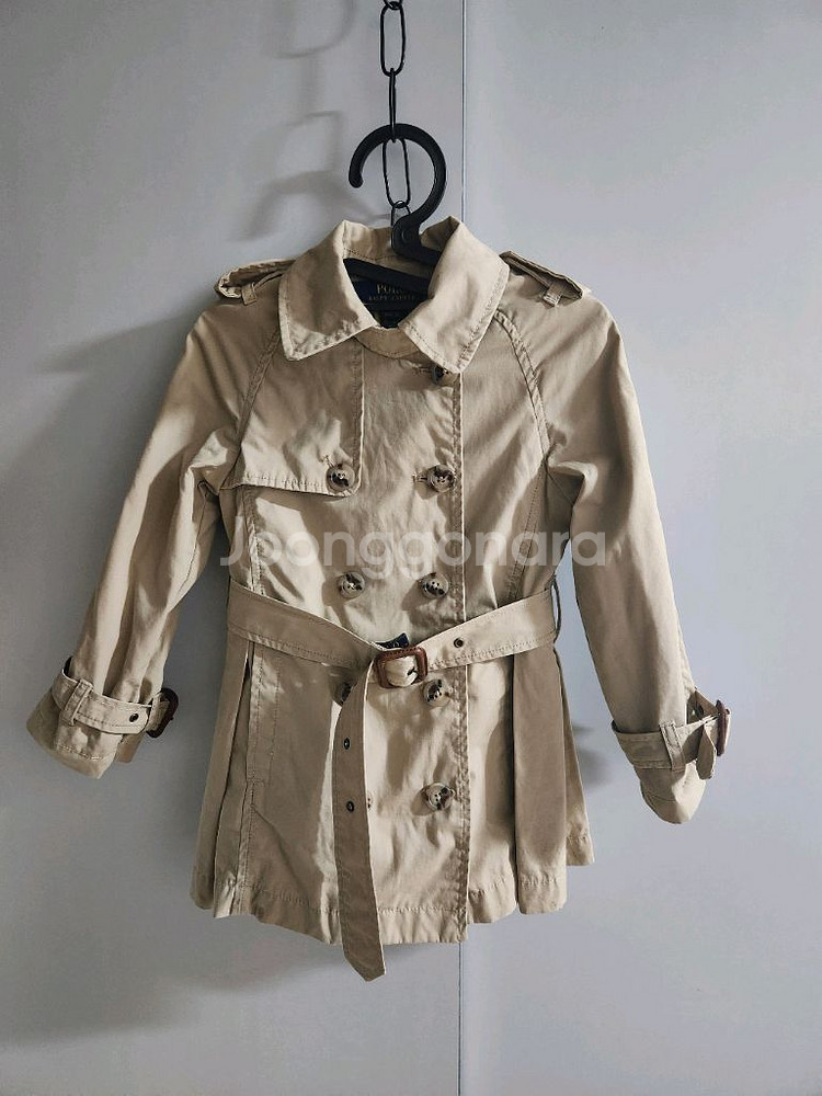 폴로랄프로렌 키즈 100사이즈 트렌치코트--8