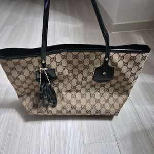 정품 구찌GG로고 토트백