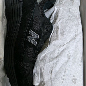 뉴발란스 992 트리플 블랙 올검 245 새제품