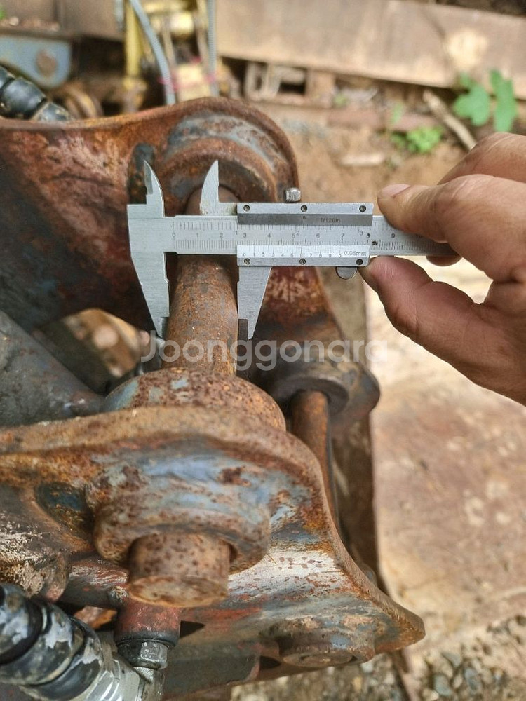 미니 굴삭기 돌집게--4