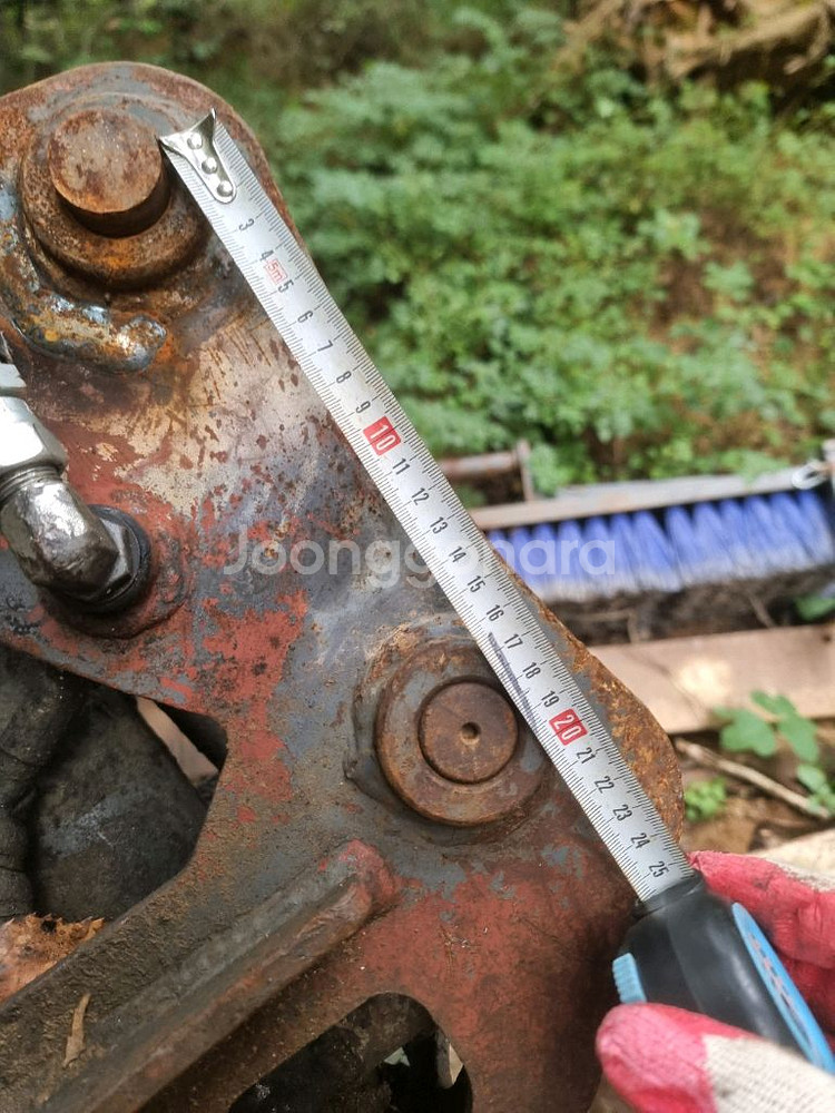 미니 굴삭기 돌집게--6