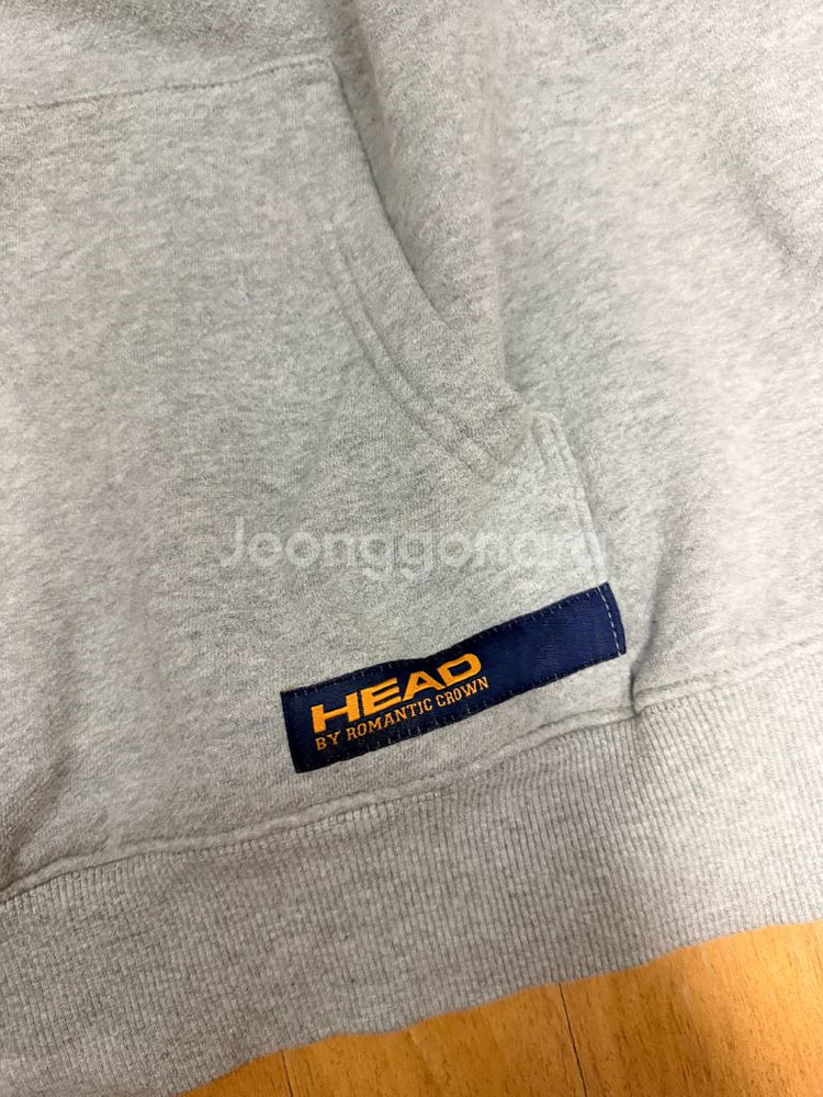 헤드 x 로맨틱 크라운 자수 로고 맨투맨 스웻셔츠 L--5