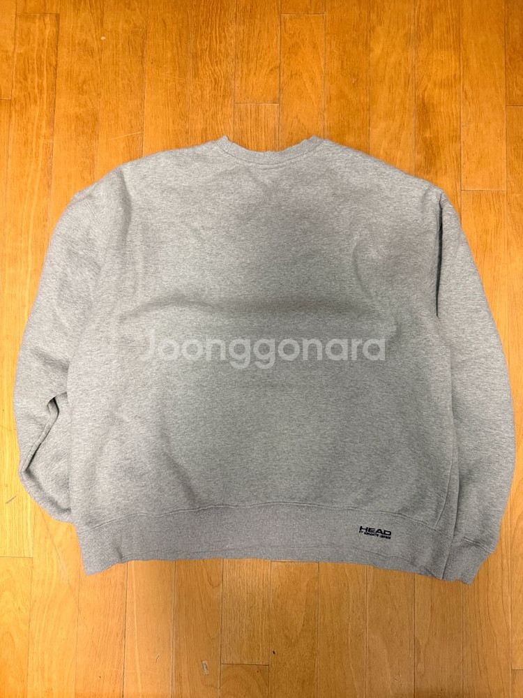 헤드 x 로맨틱 크라운 자수 로고 맨투맨 스웻셔츠 L--2