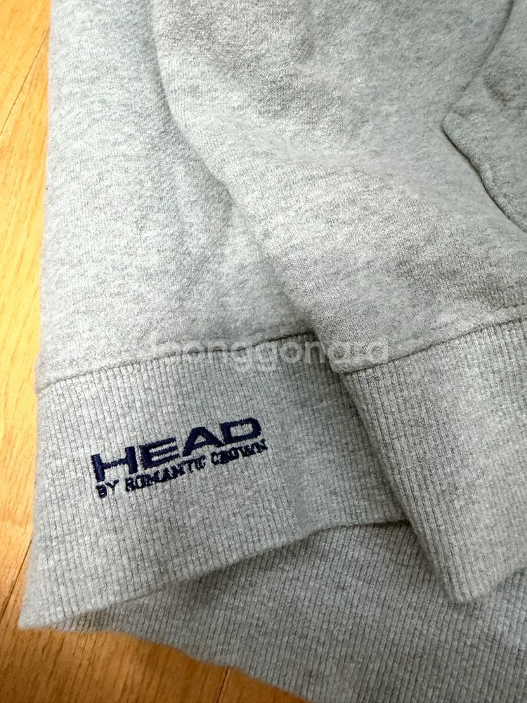 헤드 x 로맨틱 크라운 자수 로고 맨투맨 스웻셔츠 L--6