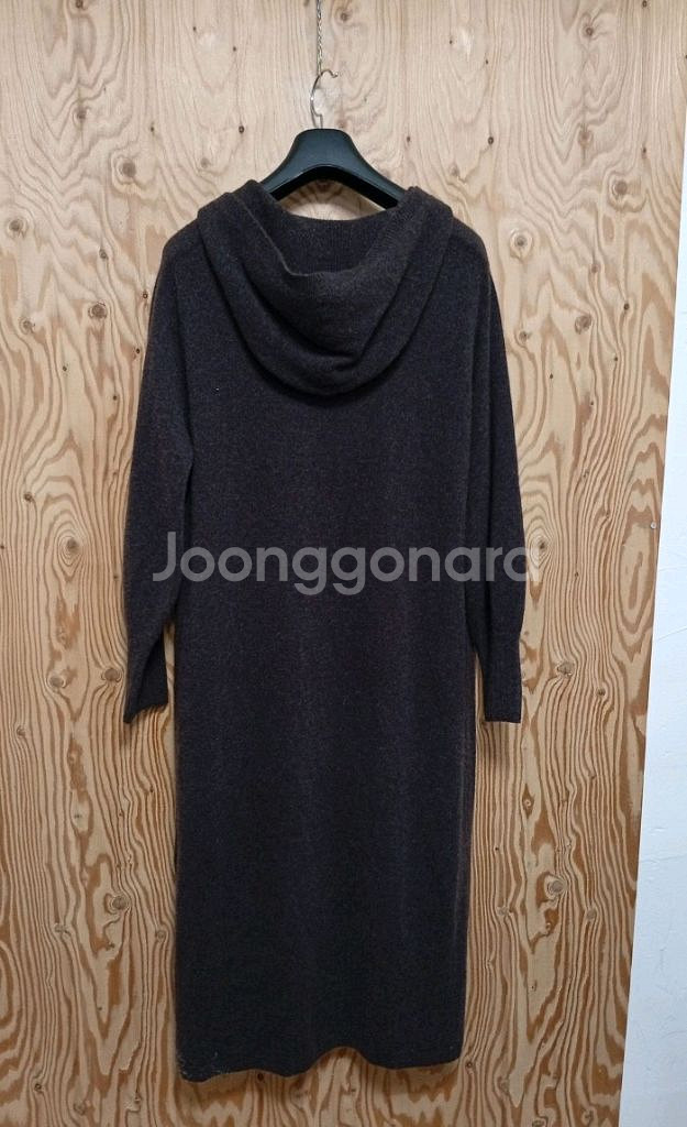 마인 홀가먼트 캐시미어 후드 원피스--6