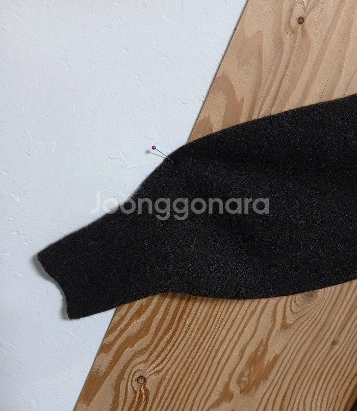 마인 홀가먼트 캐시미어 후드 원피스--4