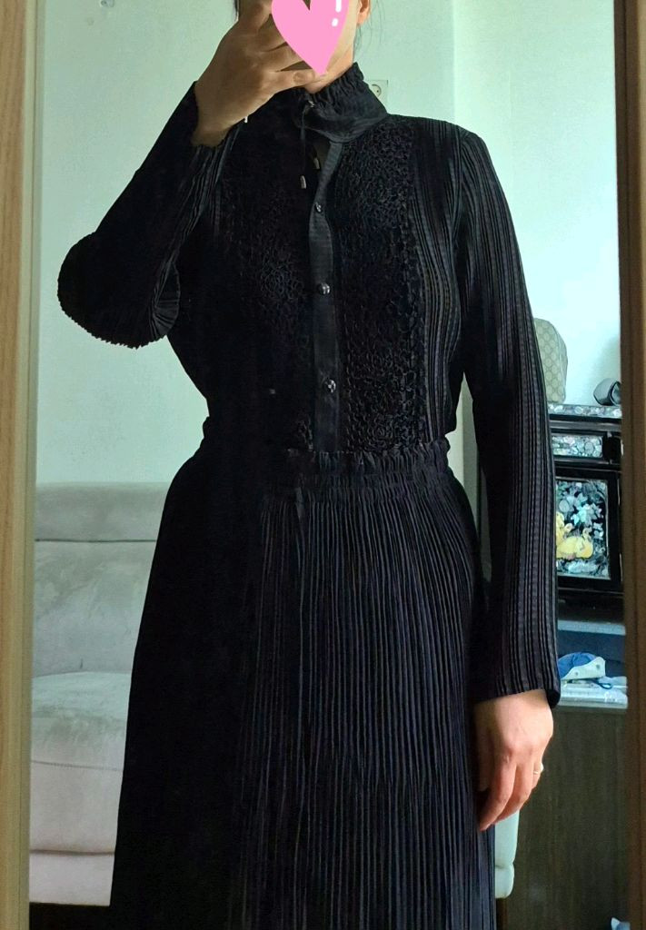 고급 일본제 플리츠 양면 롱스커트 +일제 블라우스 2종 이미지