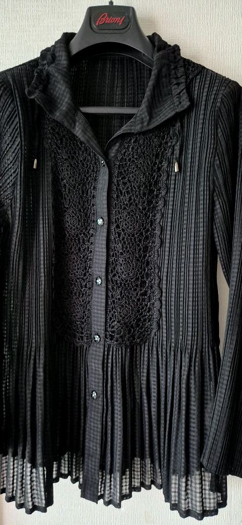 고급 일본제 플리츠 양면 롱스커트 +일제 블라우스 2종 이미지