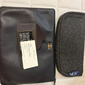 샤넬 까멜리아 파우치 미듐