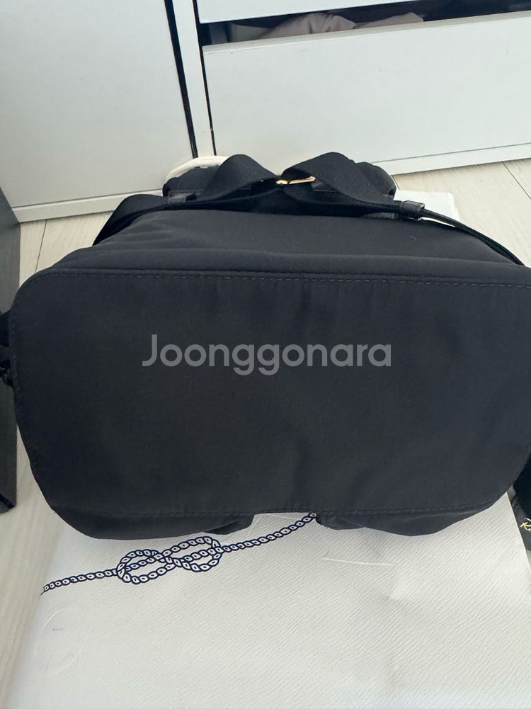 프라다 백팩 스몰 금장--6