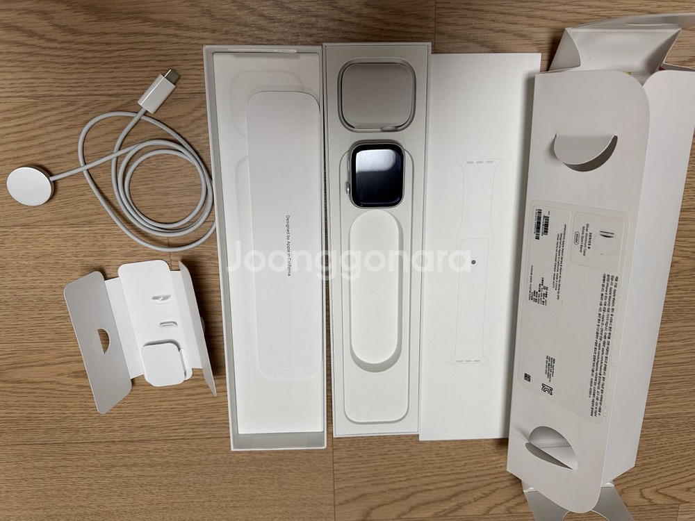 애플워치8 45미리 실버 gps--8