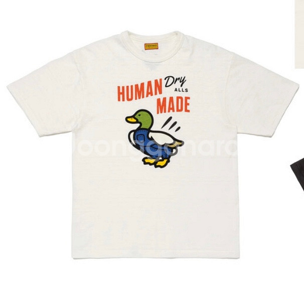 휴먼메이드 오리 반팔--0