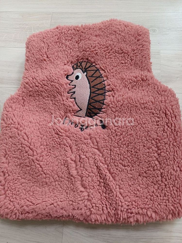 여아 털조끼 110(베베테일러)--3