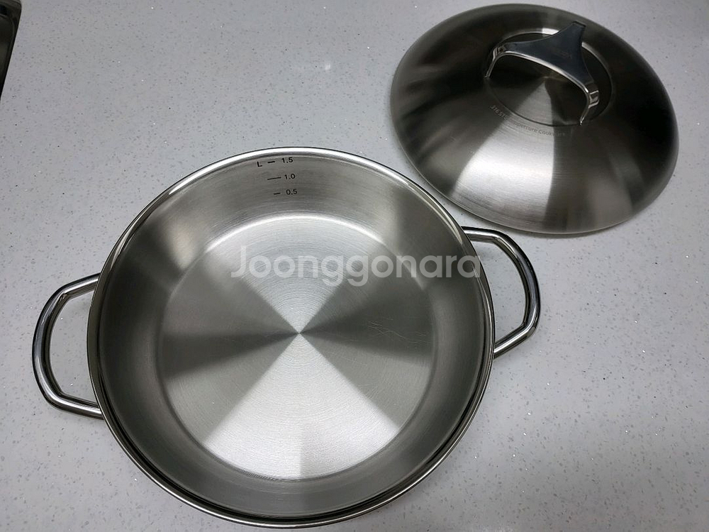 쿠자 316 커퍼코어 스텐 22cm 양수 소테팬 팔아요--2