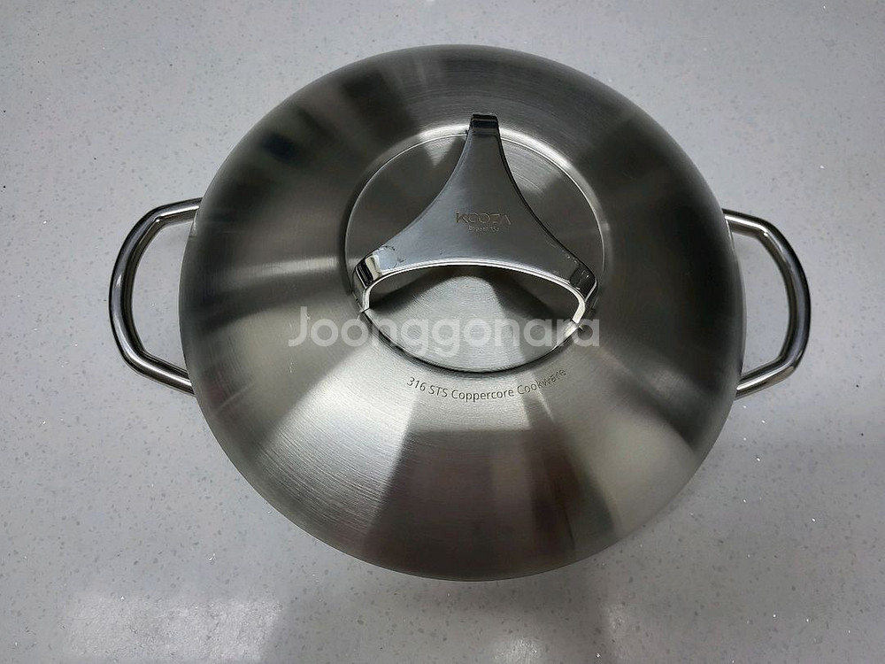 쿠자 316 커퍼코어 스텐 22cm 양수 소테팬 팔아요--1