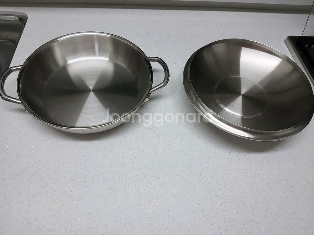 쿠자 316 커퍼코어 스텐 22cm 양수 소테팬 팔아요--3