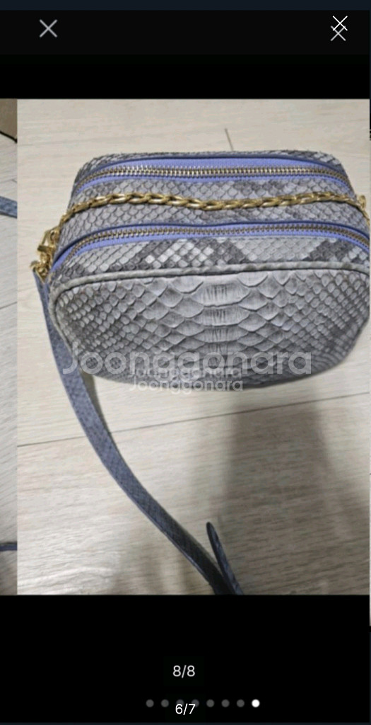 하이드바이글렌다 리얼 파이톤 가방--4