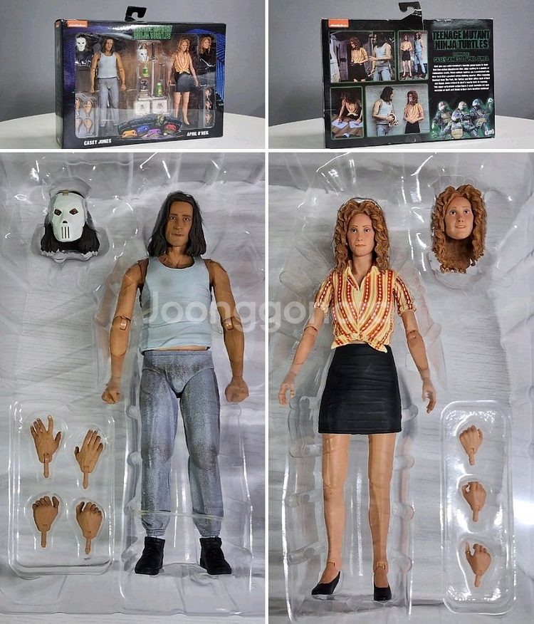 네카 TMNT 에이프릴 오닐&케이시 존스 7인치 액피--1