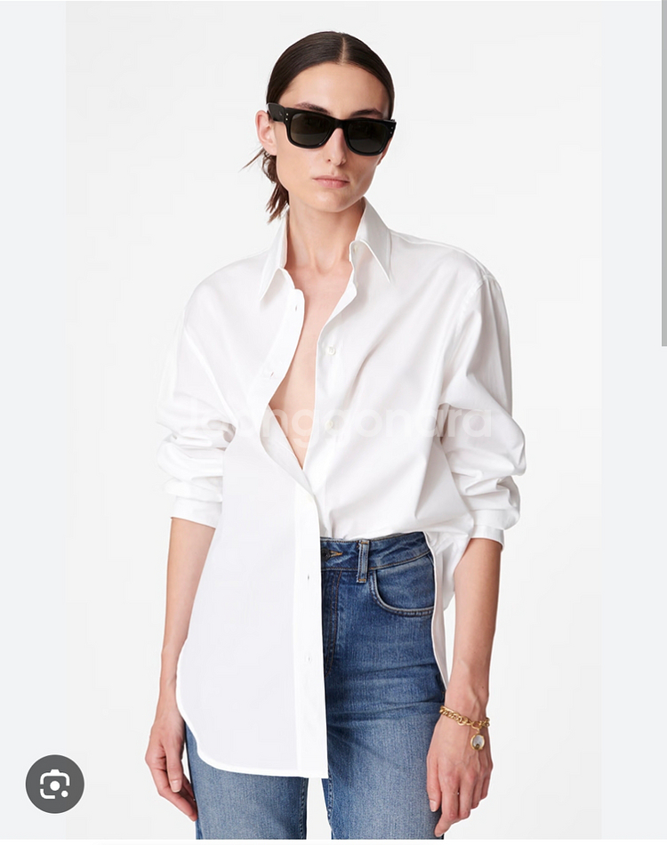 (새상품) 바네사브루노 화이트 셔츠 34사이즈--0