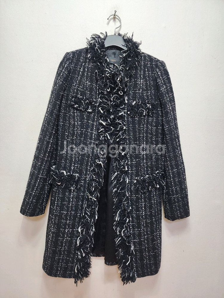 지고트 프린지 트위드코트--0