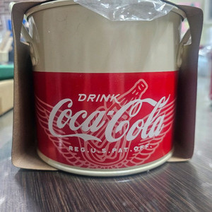 코카콜라 헤리티지 틴 수저통 새상품