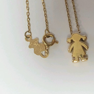 TOUS 토스 18K 소녀 목걸이