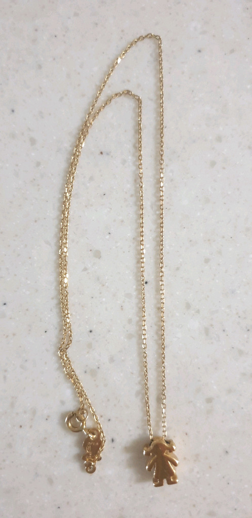 TOUS 토스 18K 소녀 목걸이--2