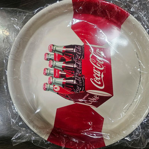 코카콜라 원형쟁반2종 새상품