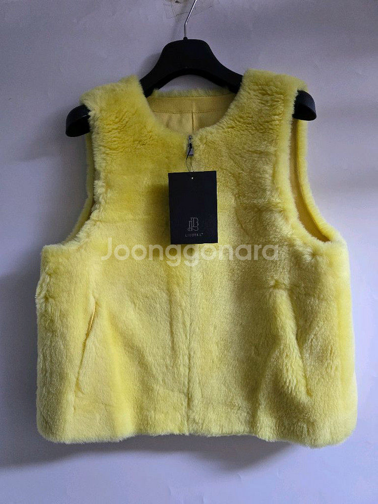 (새상품)리오벨 양면 양모베스트55--0