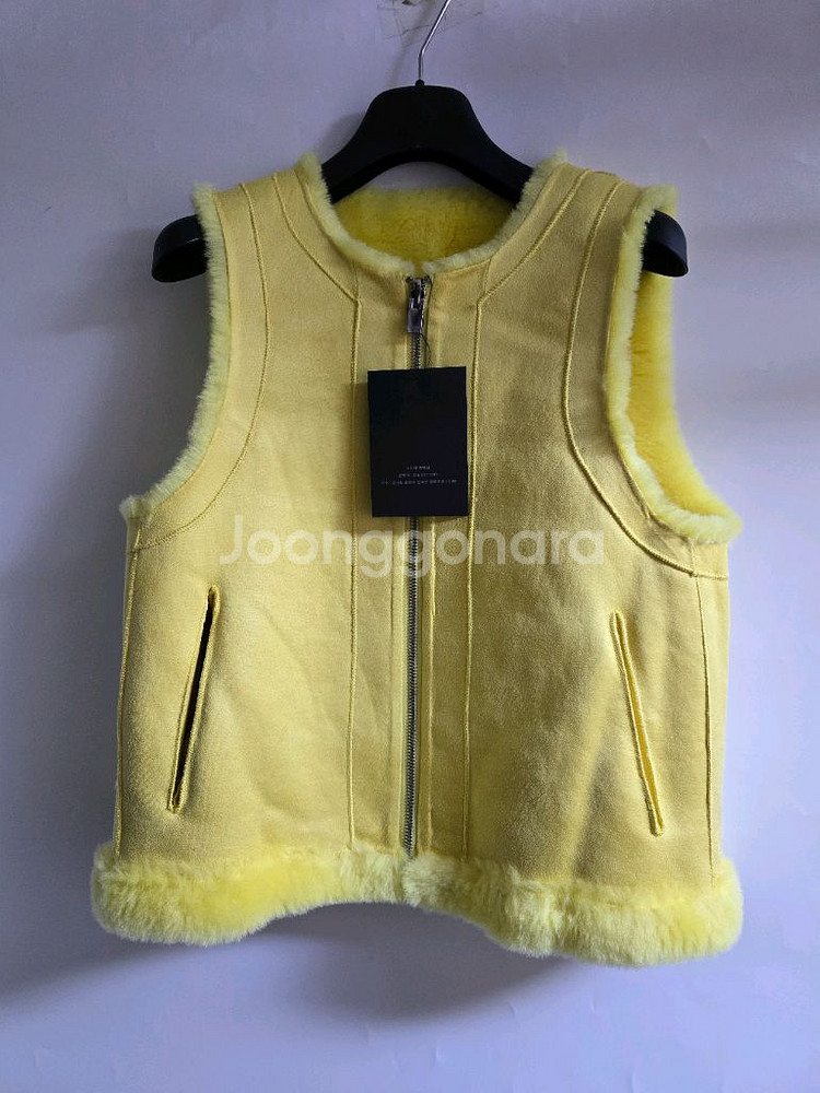 (새상품)리오벨 양면 양모베스트55--2