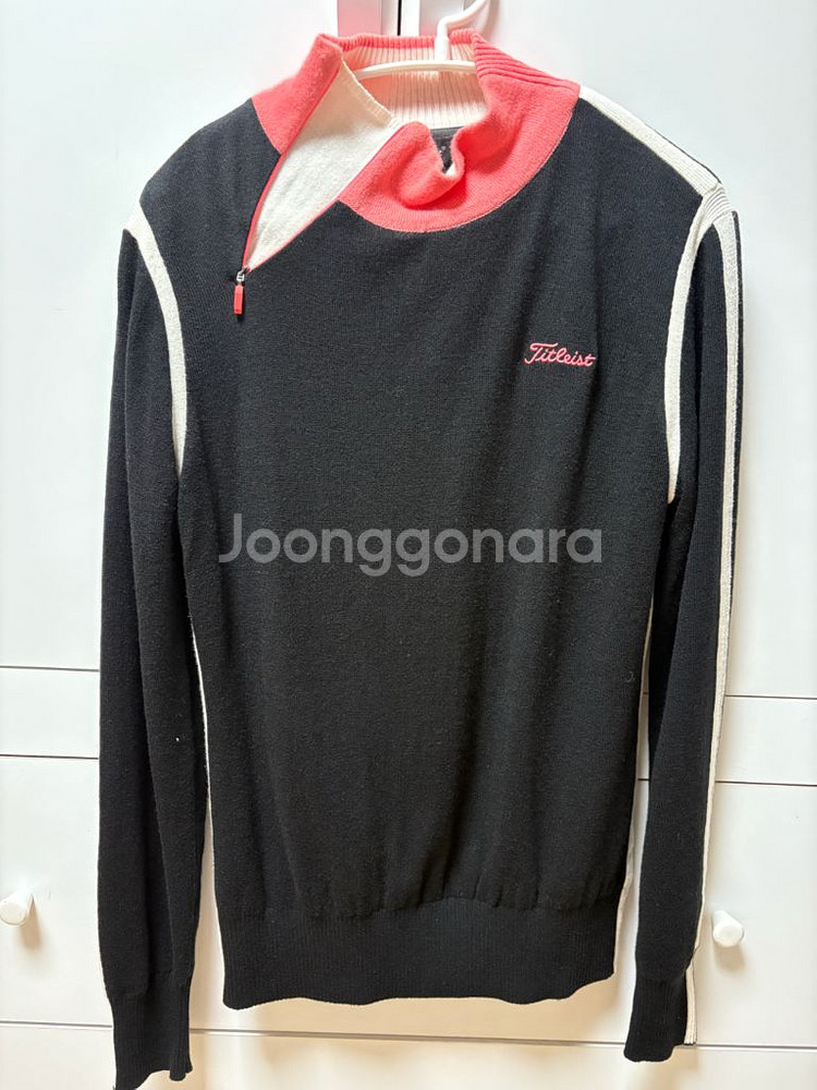 (오늘만이가격)정품 타이틀리스트 폴라반지퍼넥 니트--0