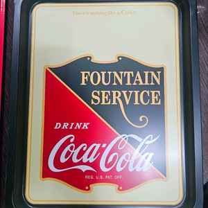 코카콜라 사각쟁반2종