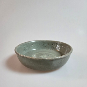 고미술품 고려청자 흑백상감 국화문 종지