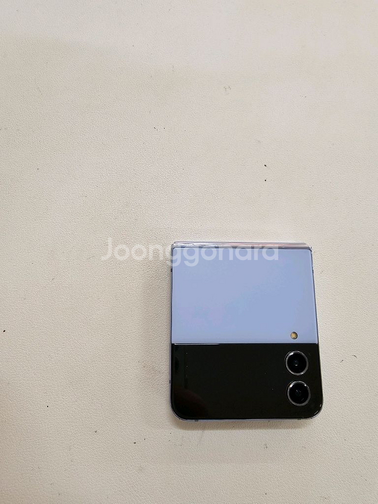 갤럭시 Z플립4 블루 256GB 무잔상--2