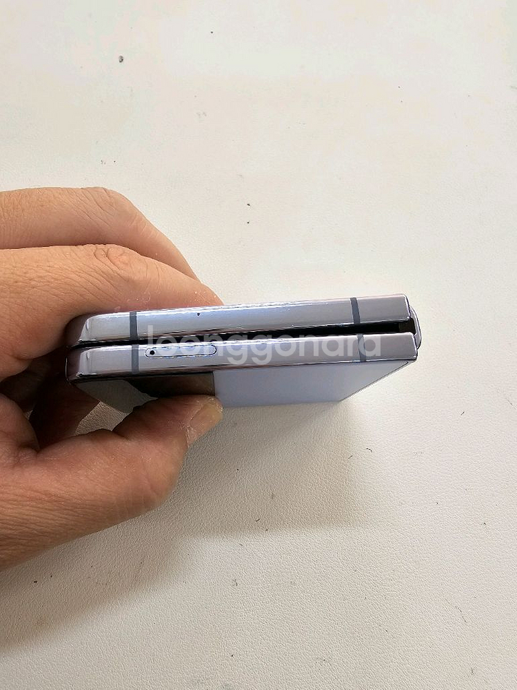 갤럭시 Z플립4 블루 256GB 무잔상--8