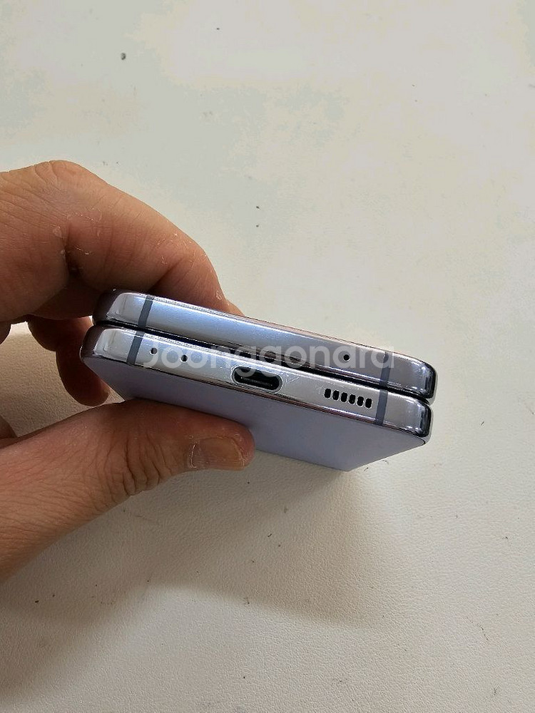 갤럭시 Z플립4 블루 256GB 무잔상--7