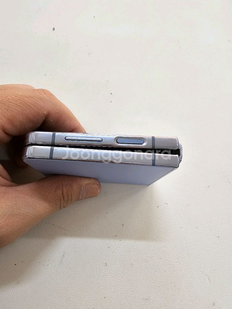 갤럭시 Z플립4 블루 256GB 무잔상--9