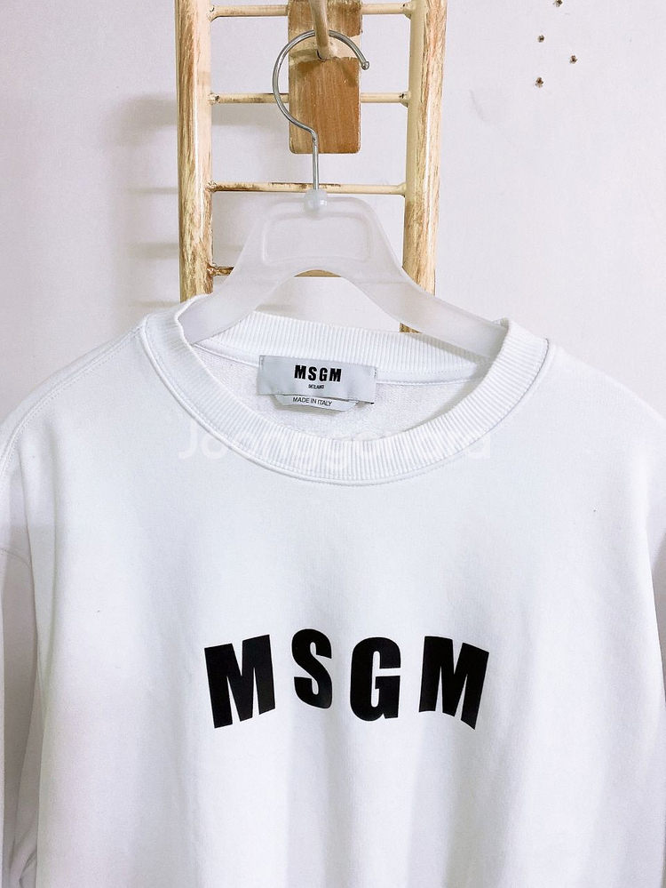 (100)MSGM남자오버핏라운드맨투맨--1