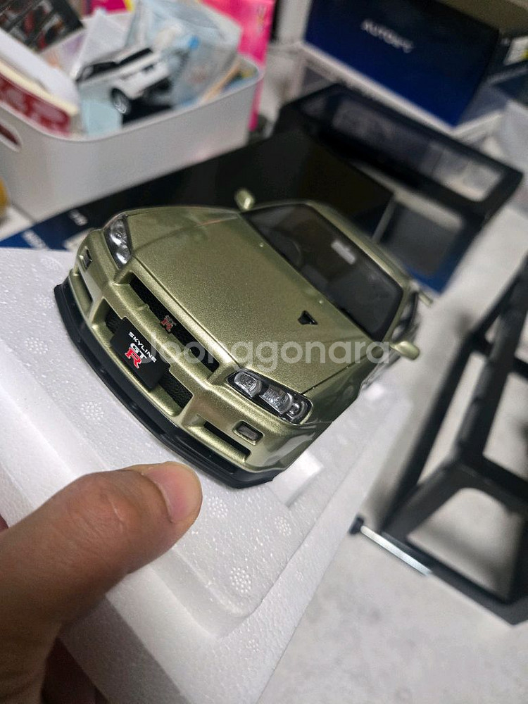 1:18 오토아트 R34 컴포 다이캐스트 팝니다.--1