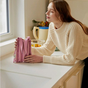 조셉앤스테이시 그리드 코튼 핑크