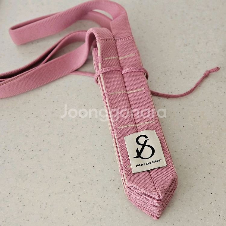 조셉앤스테이시 그리드 코튼 핑크--1