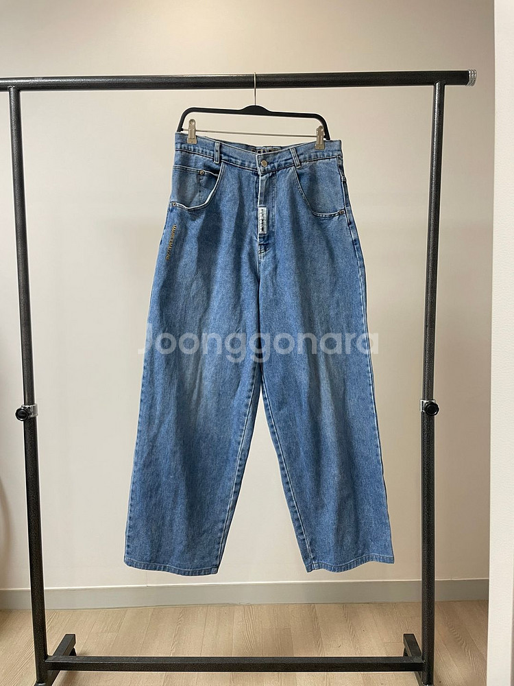 (32) 90s Maurice malone힙합 데님팬츠--0