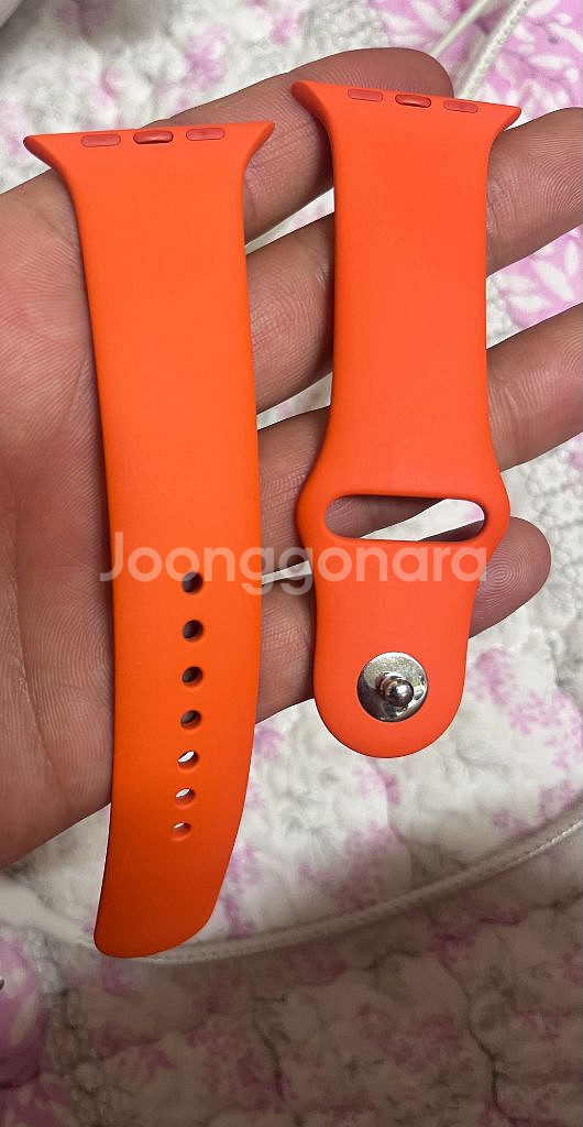 애플워치 에르메스 46mm 오랑쥬 스포츠 스트랩--0