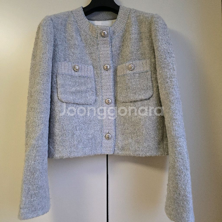 타임 알파카 글리터 자켓--8