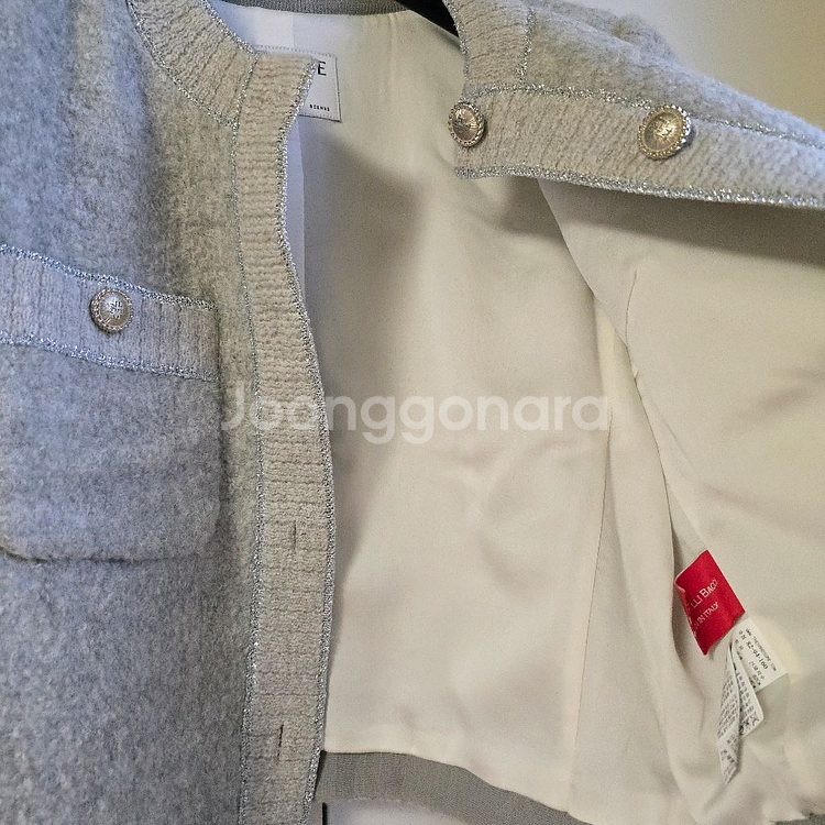 타임 알파카 글리터 자켓--5