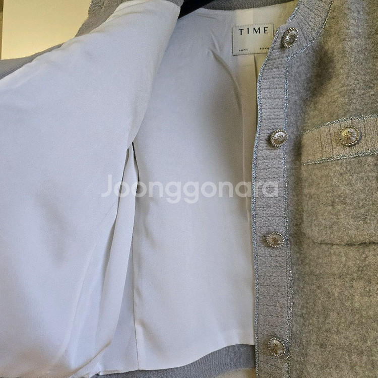 타임 알파카 글리터 자켓--4